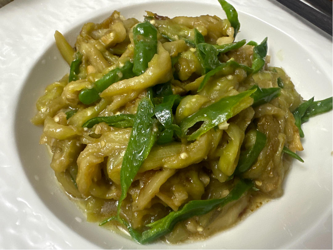 最家常的小炒茄丝