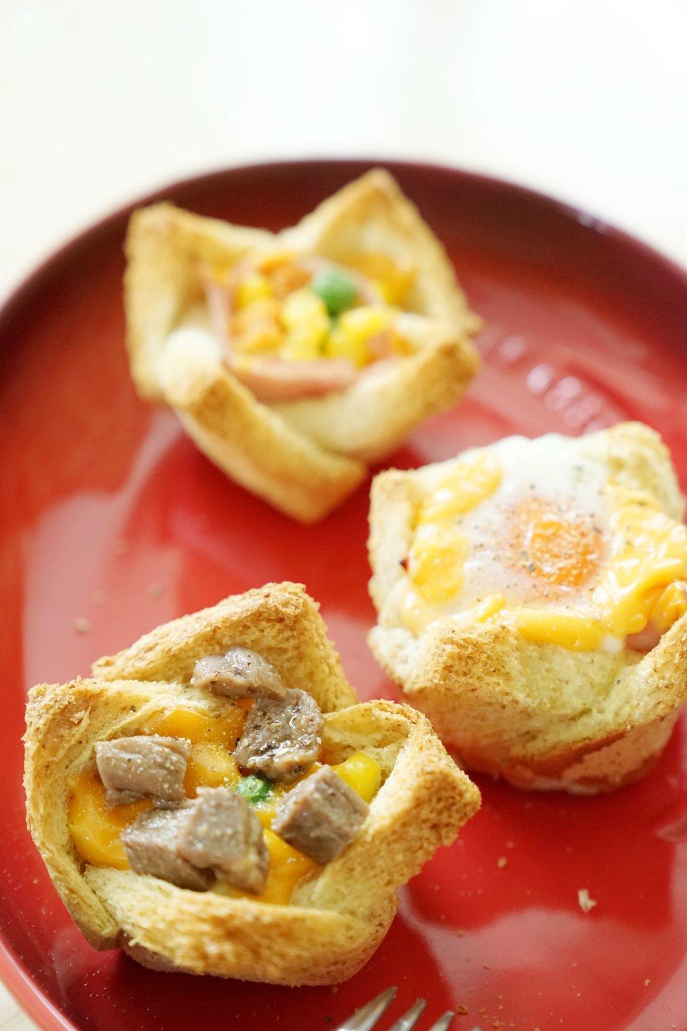 低卡全麦吐司杯🍞