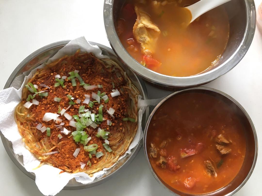 干煸土豆丝饼