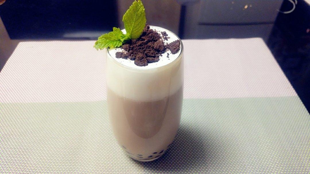 咸奶盖冰抹茶拿铁