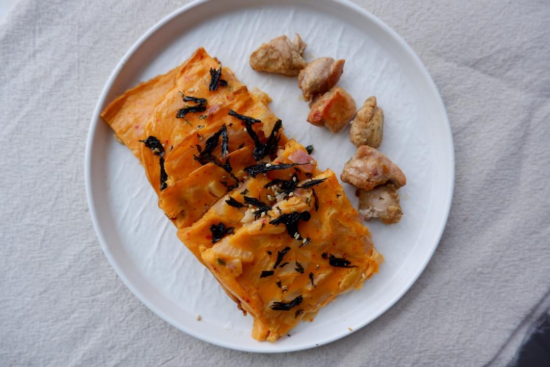 堂妈教你做泡菜饼