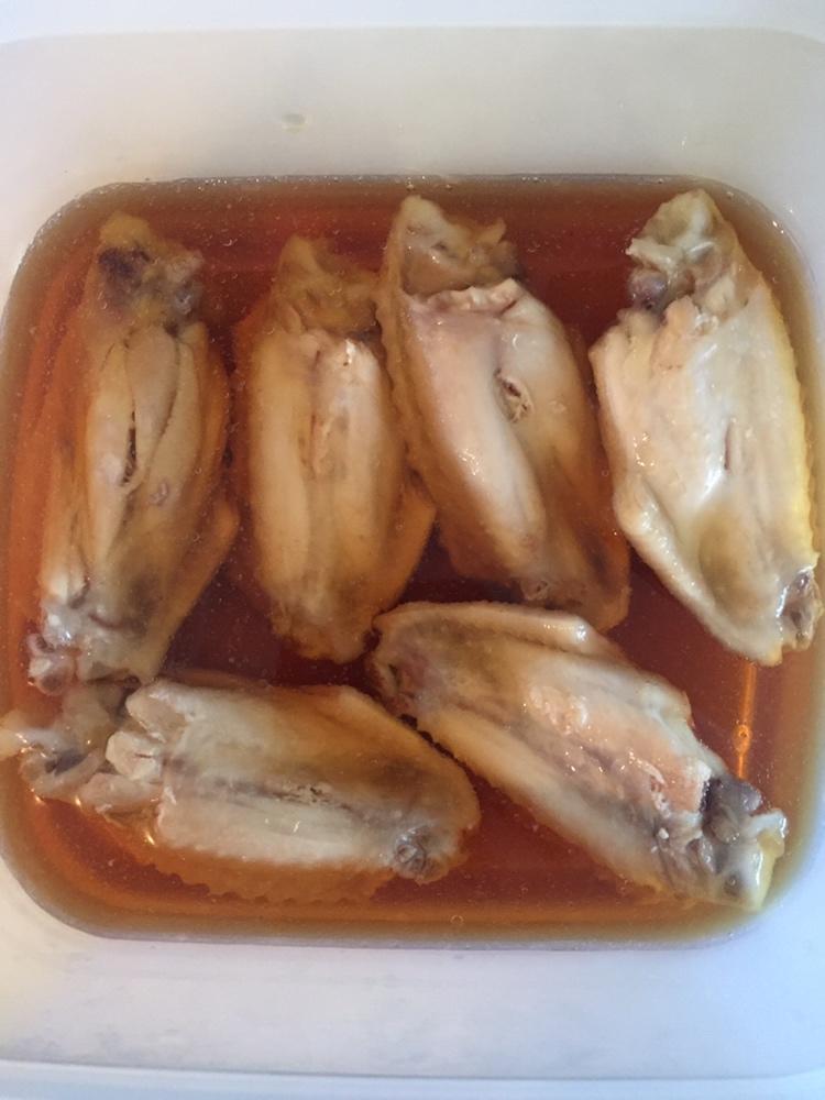 周末简餐：糟鸡翅、鸡汤白菜