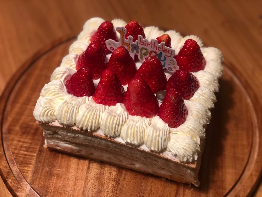 6寸原味戚风蛋糕