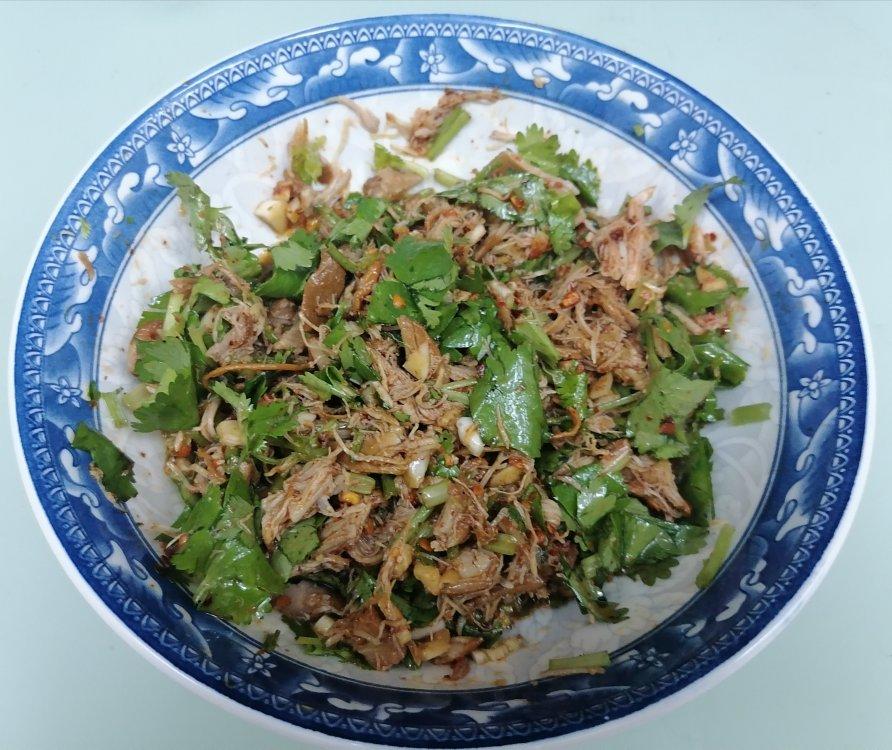凉拌麻辣鸡丝
