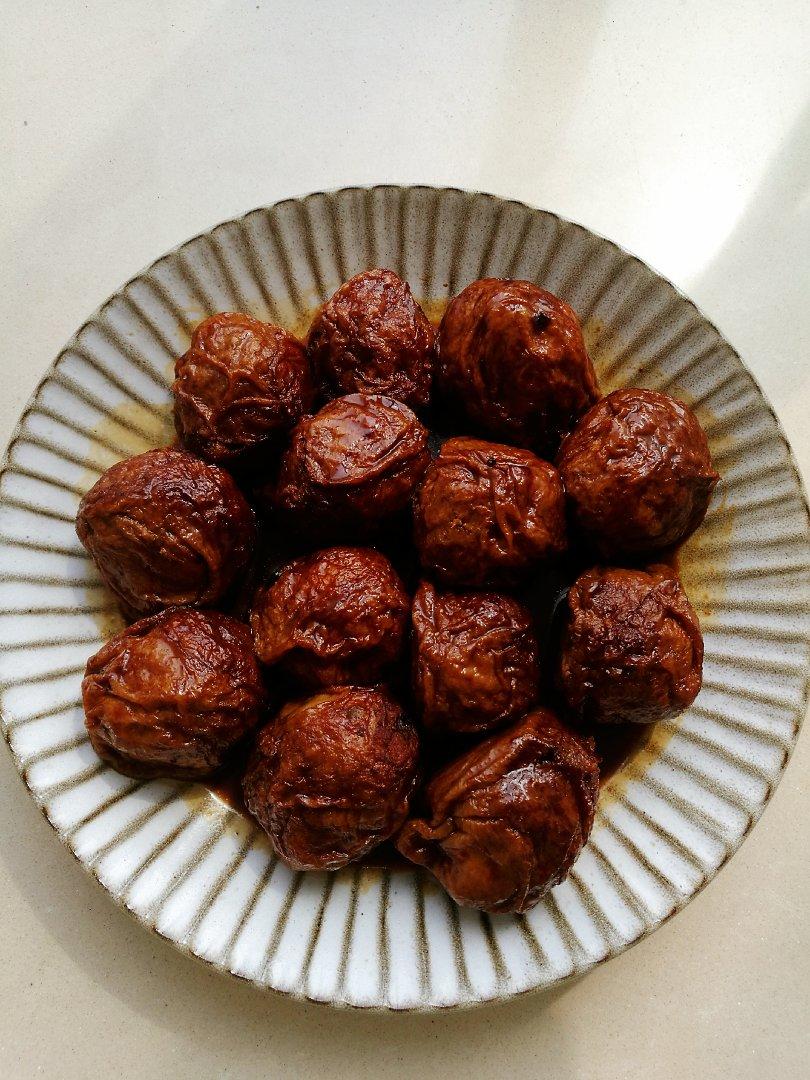 红烧油面筋塞肉