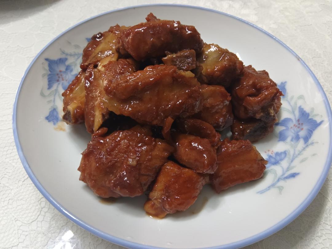 红腐乳烧排骨