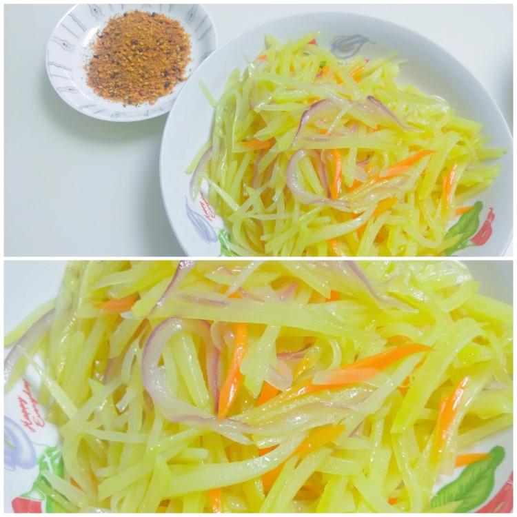 土豆系列（五）素炒三丝的做法