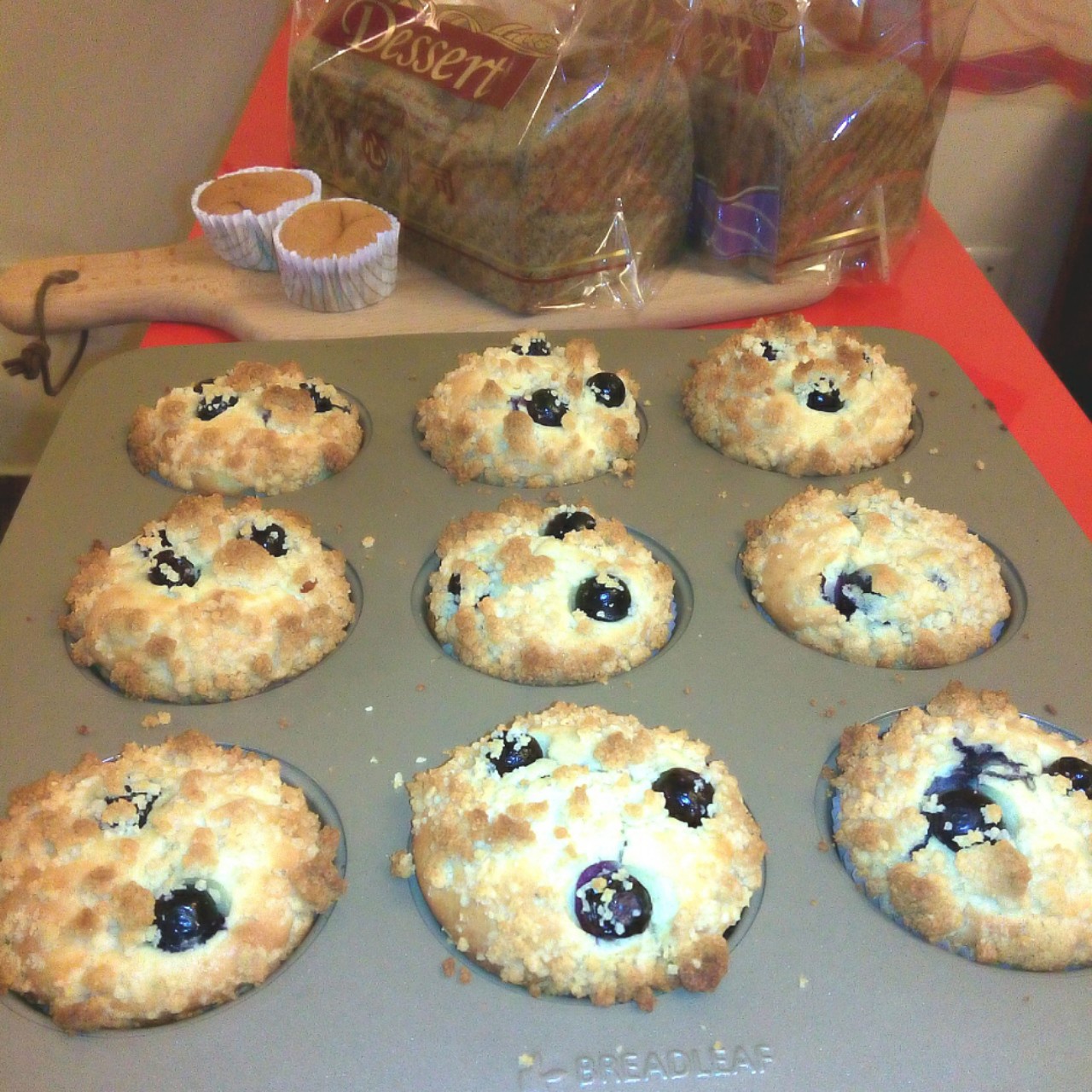 金宝顶爆浆蓝莓乳酪马芬（PH+川上文代）