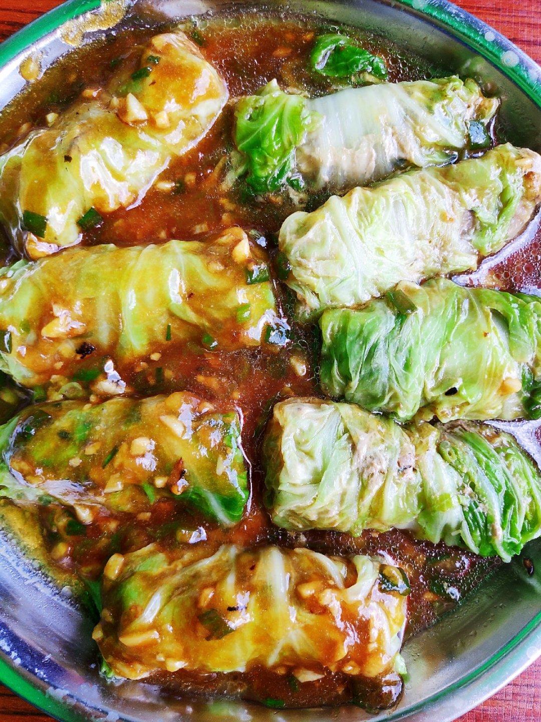 肉酿白菜卷