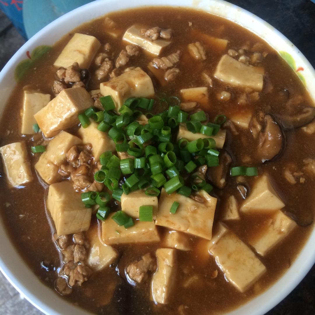 超级下饭的香菇肉沫豆腐