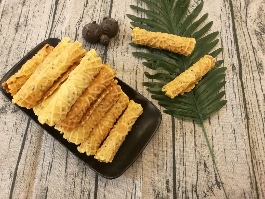 香脆可口的蛋卷卷