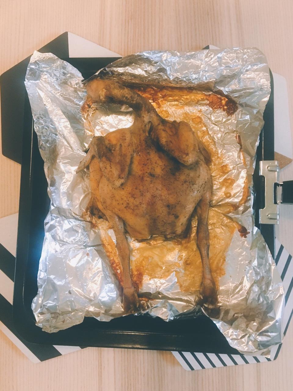 田螺姑娘超级简单不用腌制脆皮烤鸡