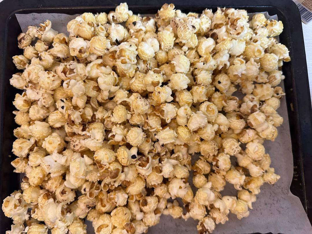 一招搞定小朋友的黄油焦糖爆米花，简单又好吃