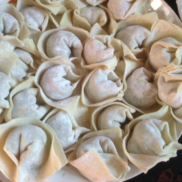 云吞的制作步骤（元宝）