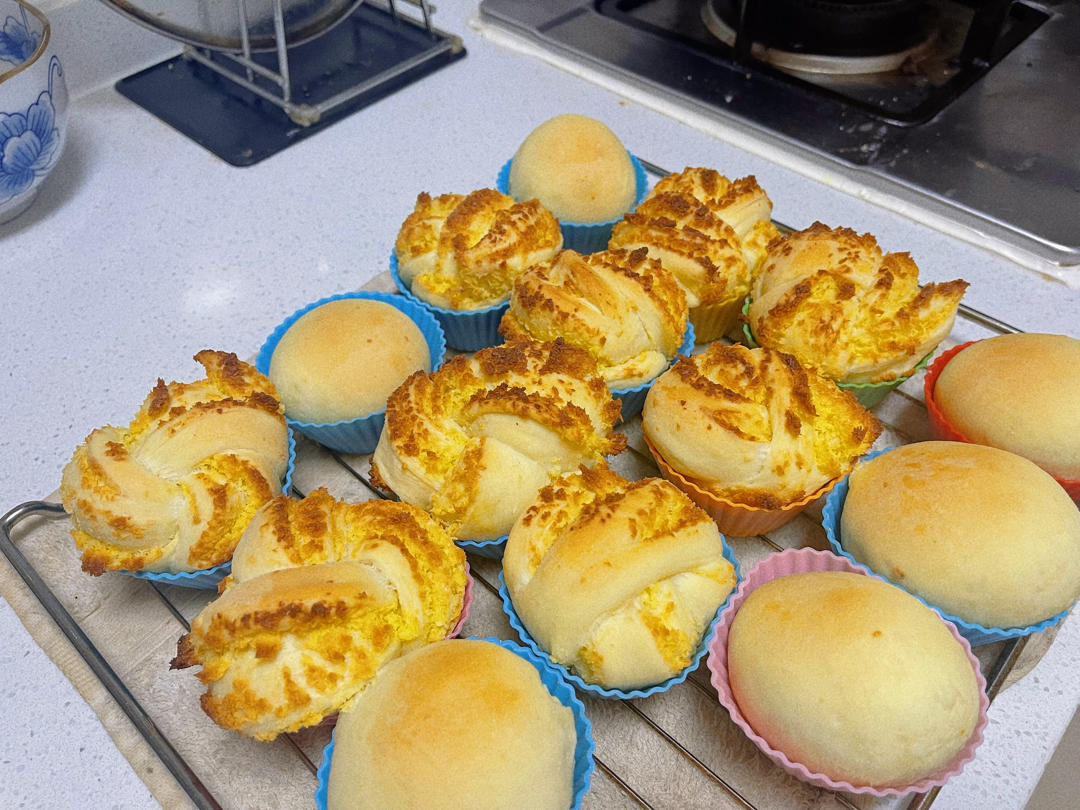 馋哭了隔壁小孩❗️好吃到停不下来的椰蓉面包