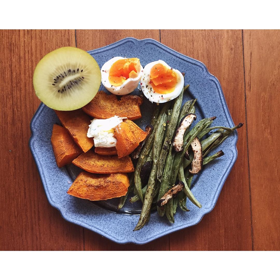 【健康三餐】香醋烤蘑菇豆角