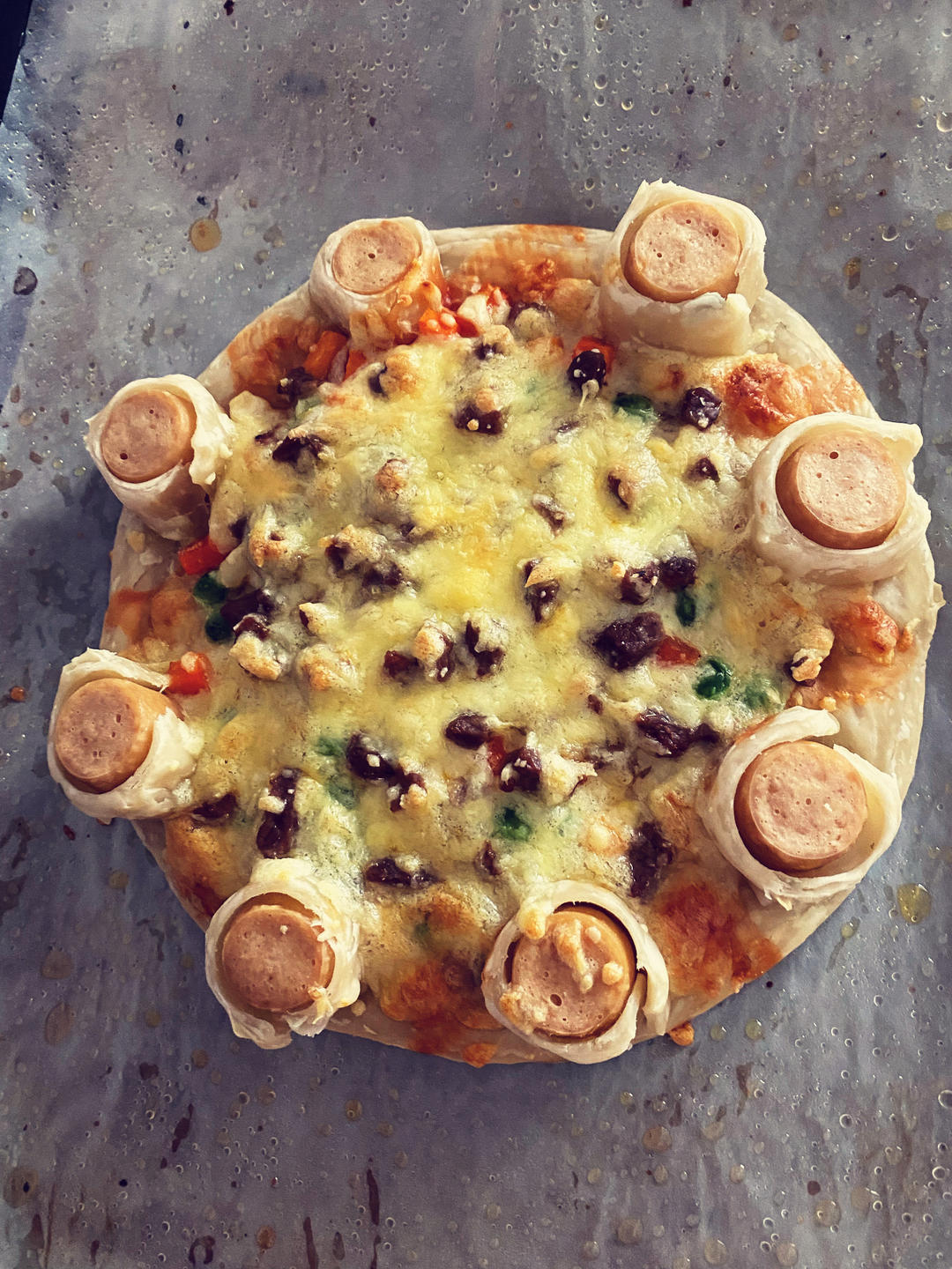 🔥无需和面❗️超好吃手抓饼披萨🍕