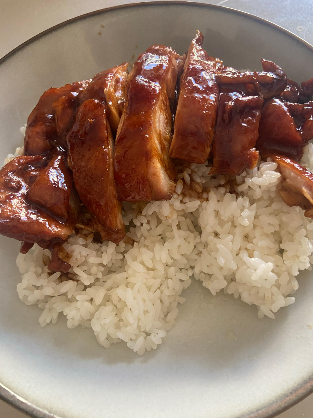 照烧鸡腿饭