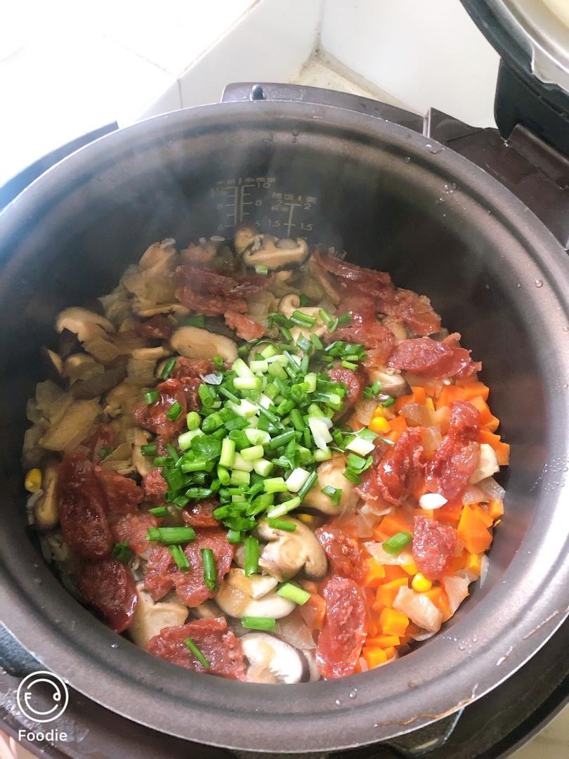 腊肠闷饭(电饭锅版)