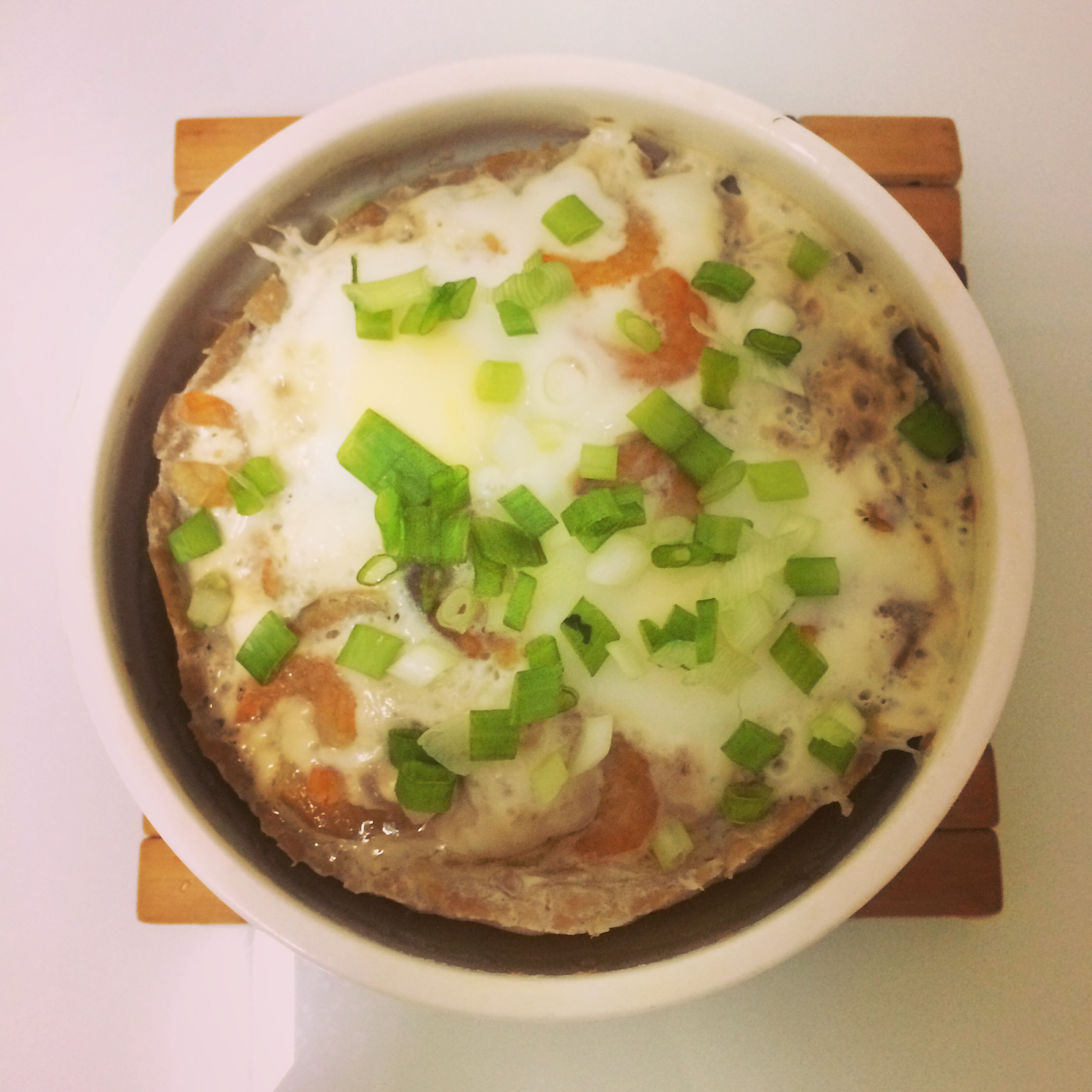 肉饼蒸蛋