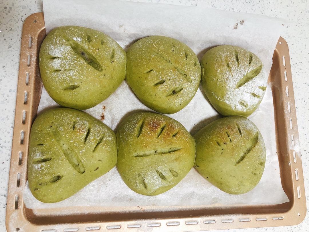 抹茶麻薯软欧包