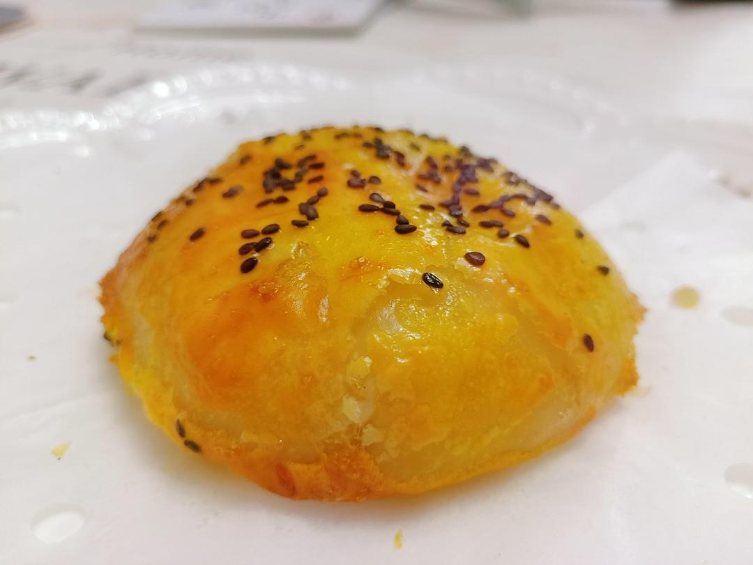香蕉爆浆芝士饼