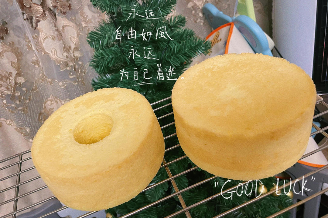 淡奶油戚风～柔软细腻奶味十足