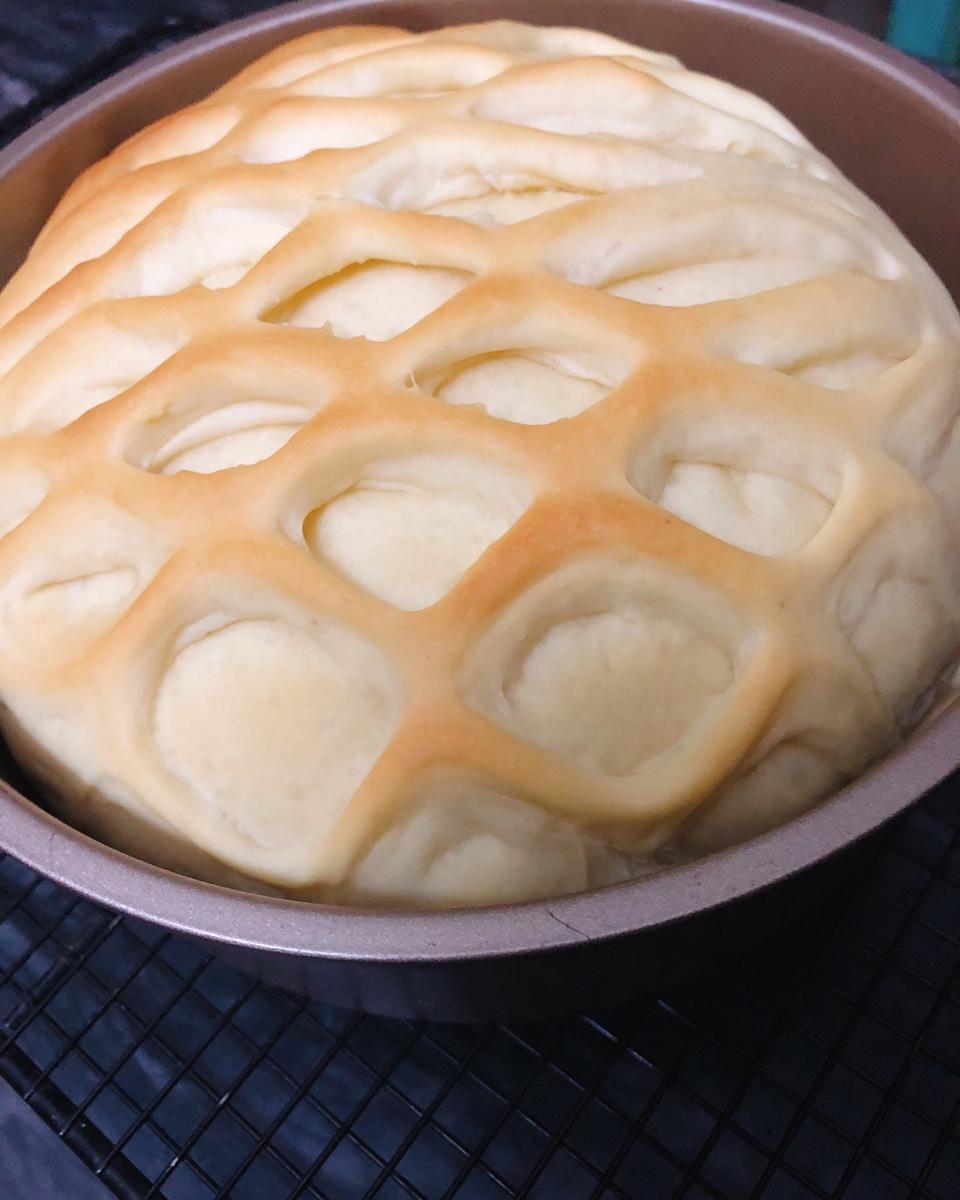 网格夹心面包