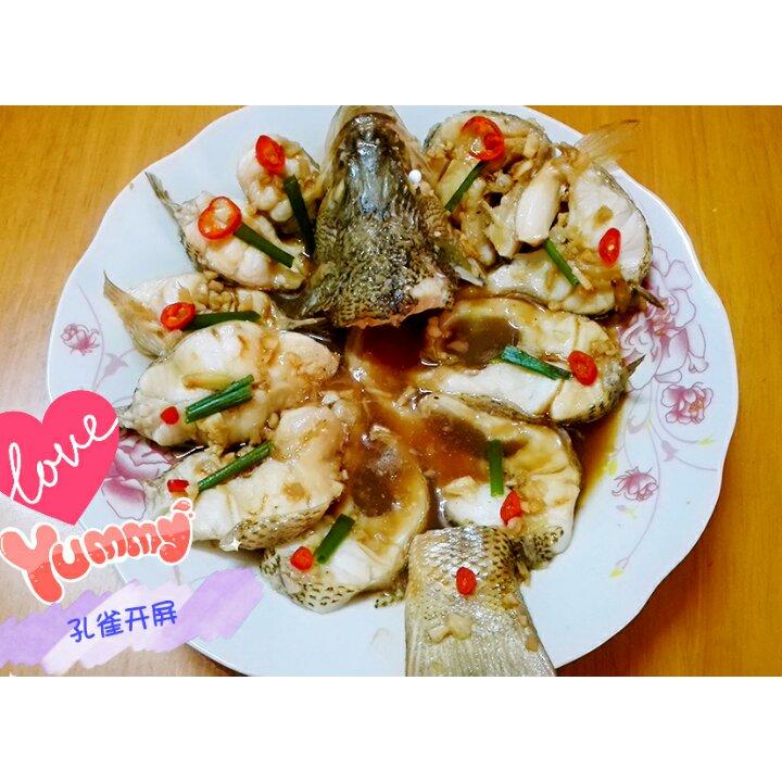 孔雀开屏清蒸鱼