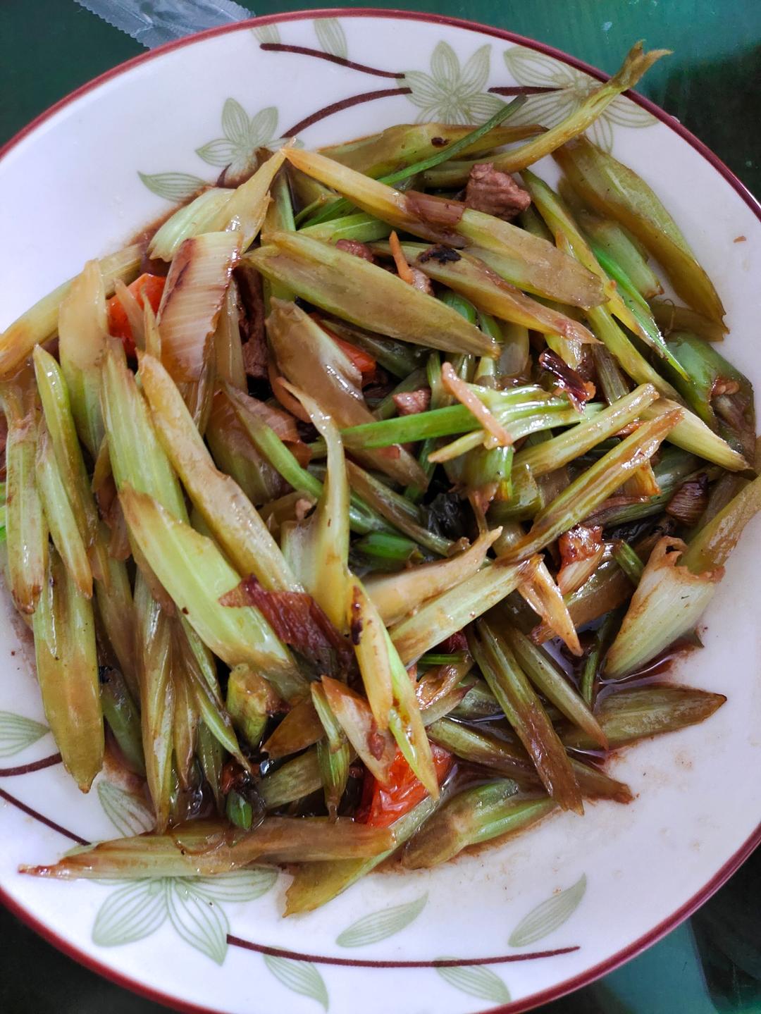 西芹炒肉片