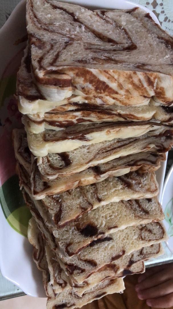 大理石红豆吐司//雀巢甜蜜之家食谱