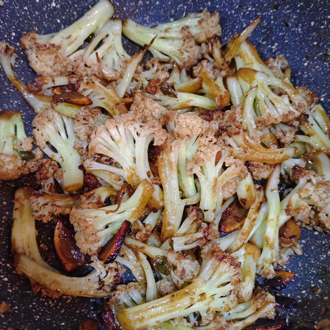 和饭店一个味道的干锅花菜