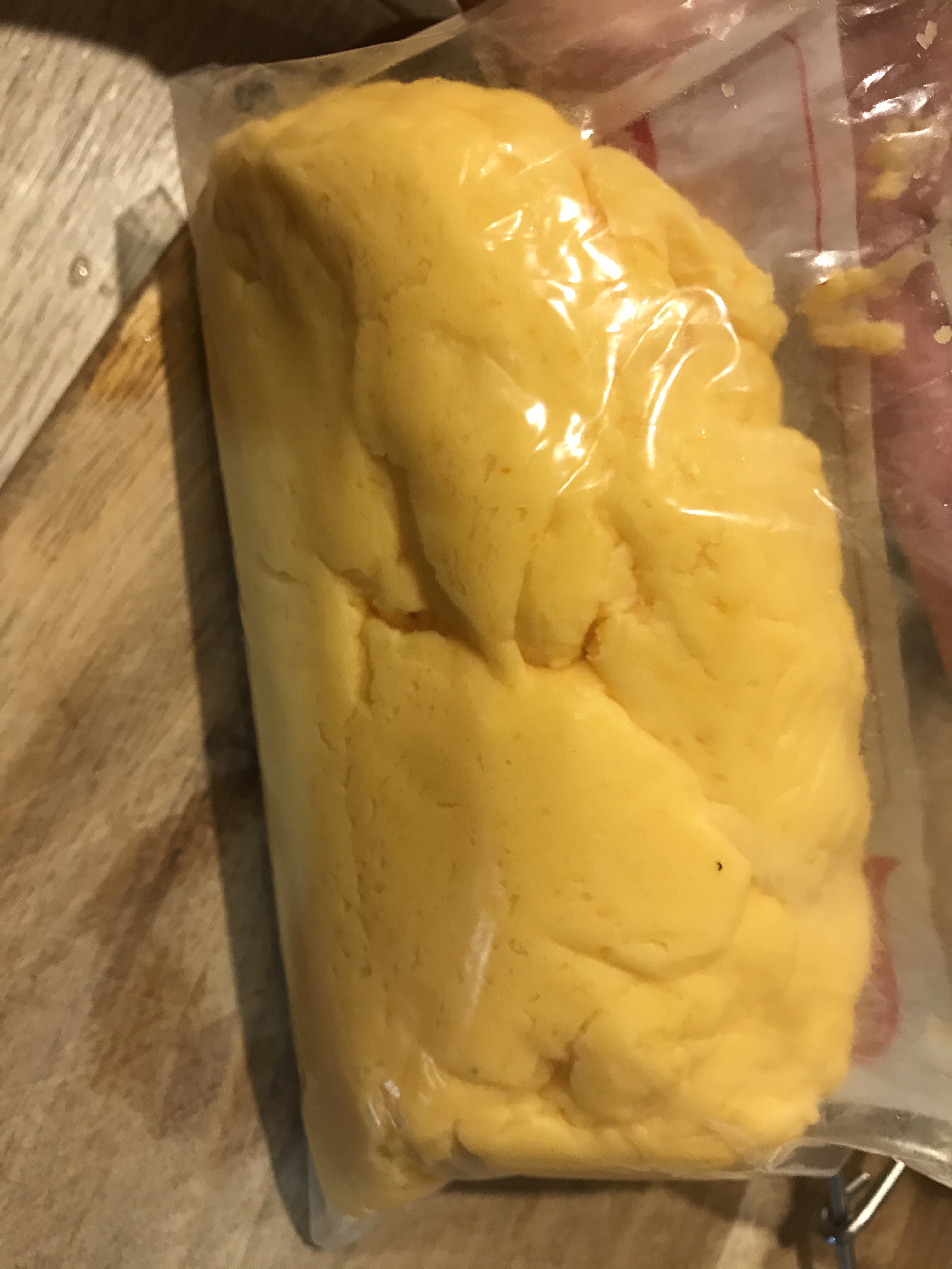 十分钟美味低脂咸蛋黄芝士馅-适合冰皮月饼的做法 步骤5