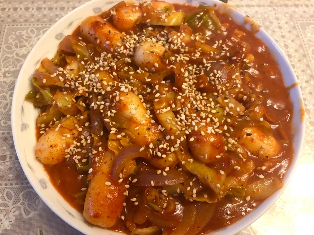 韩式辣炒年糕