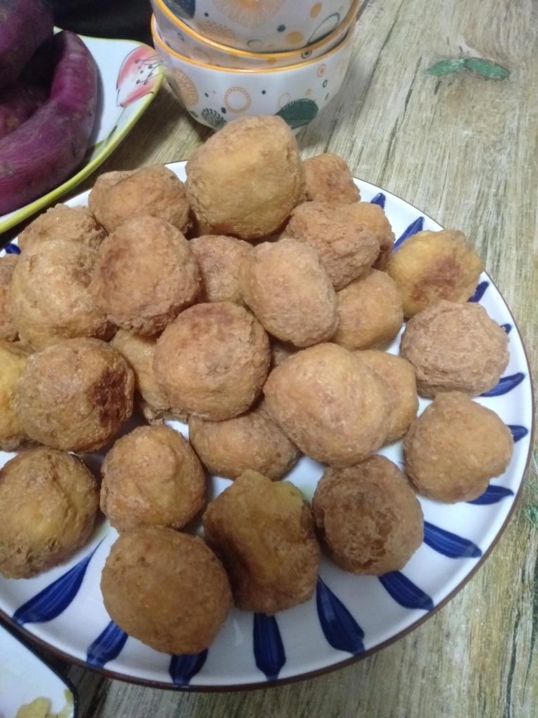 香甜酥脆红薯丸子