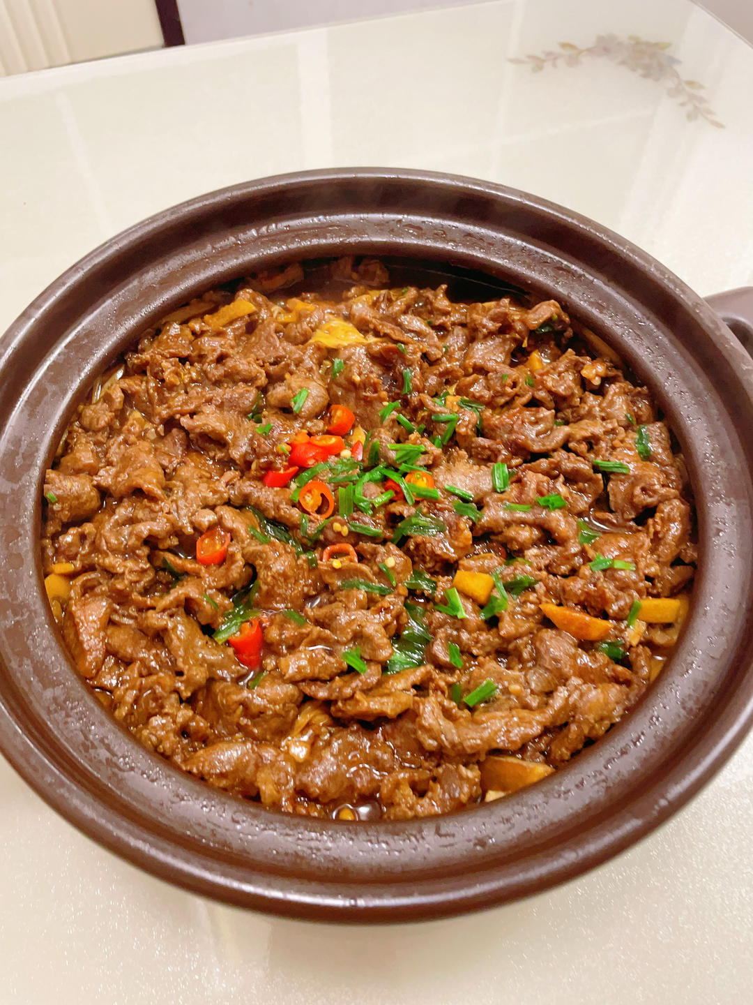 沙茶牛肉煲(潮汕味道)