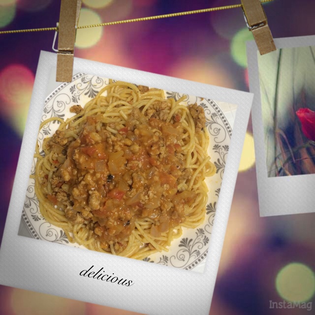 番茄肉酱意大利面