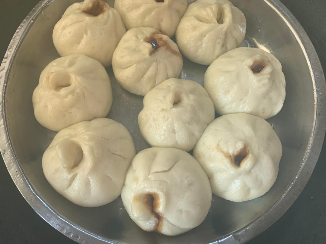 手工包子（肚脐包）