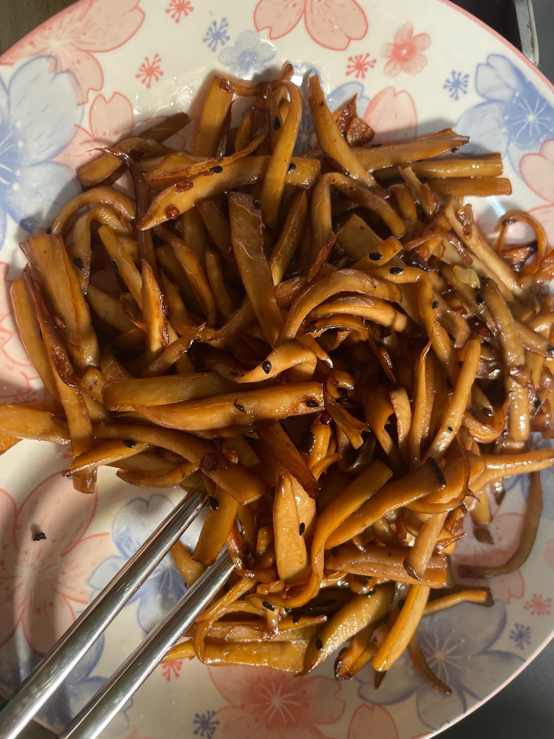 香辣有嚼劲❗️超下饭的干煸杏鲍菇