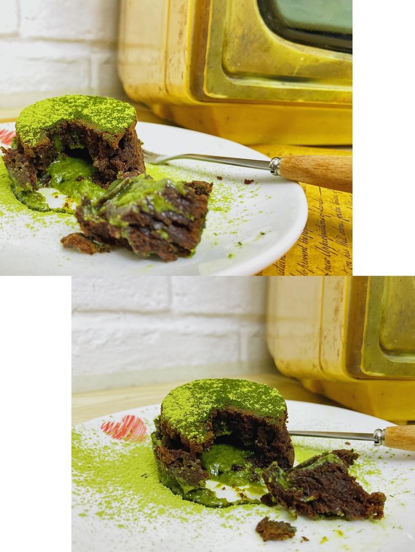 抹茶流心的巧克力熔岩蛋糕 | Joyce Bakery vol.24