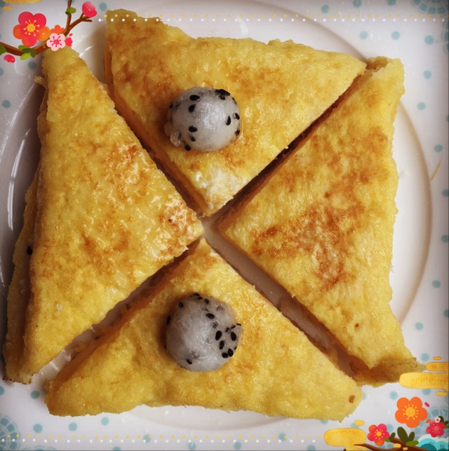 十分钟快手早餐【港式火腿西多士】