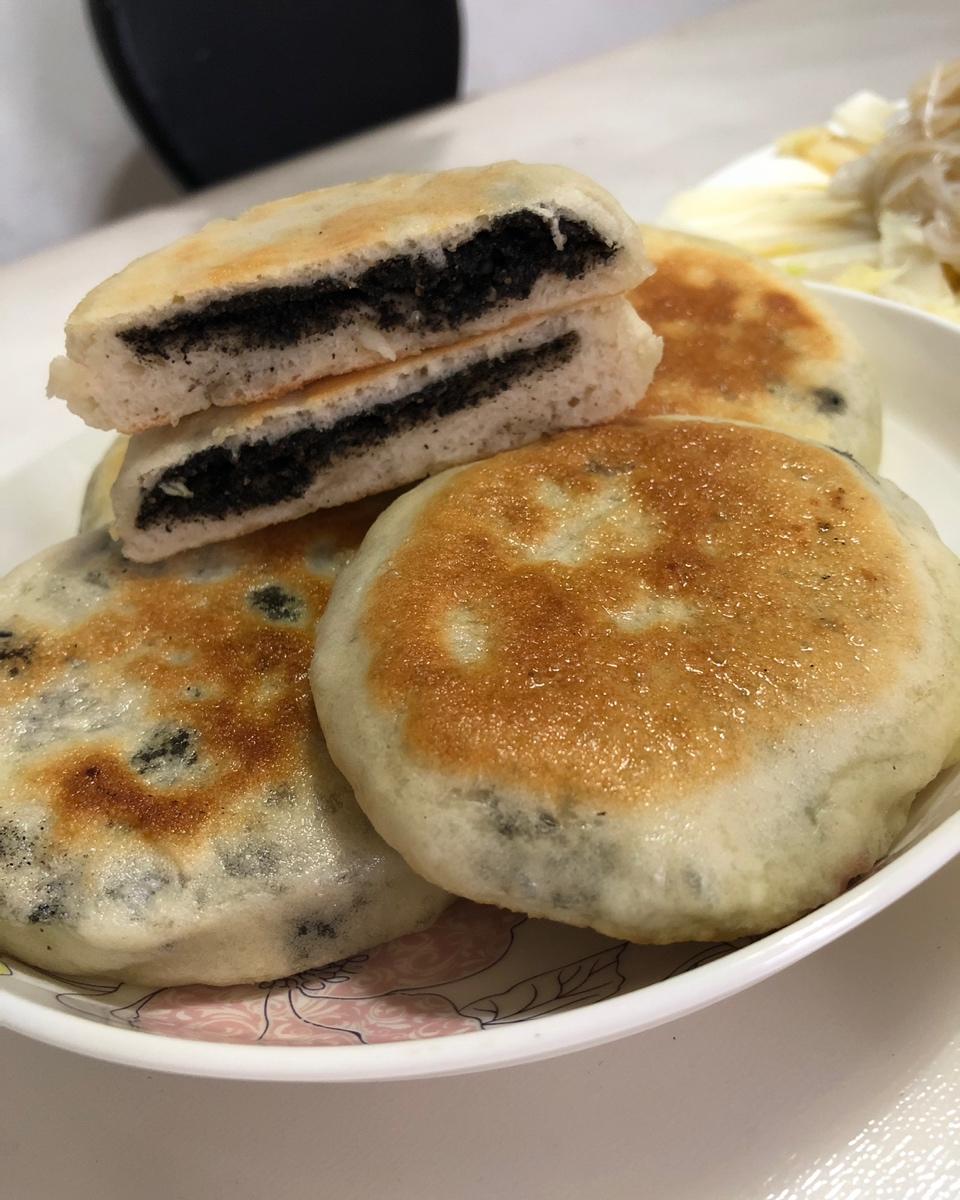 黑芝麻糖饼