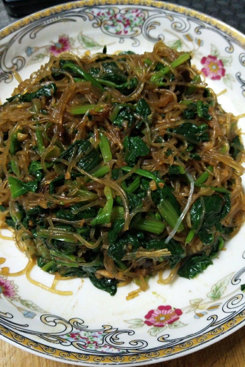 酱拌菠菜粉
