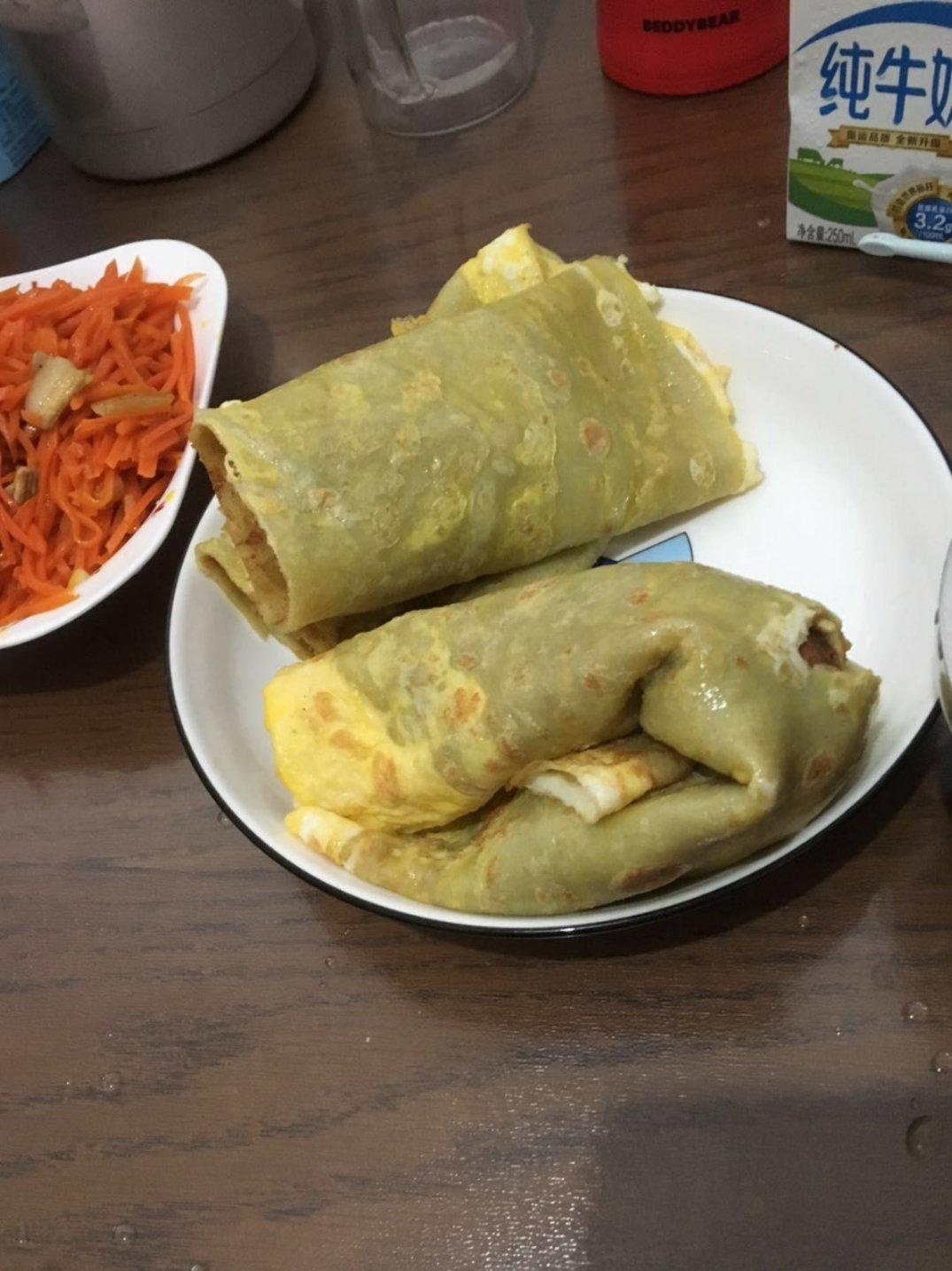 天津卫嘴子—纯绿豆煎饼果子