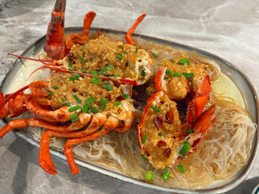 蒜蓉龙虾蒸粉丝