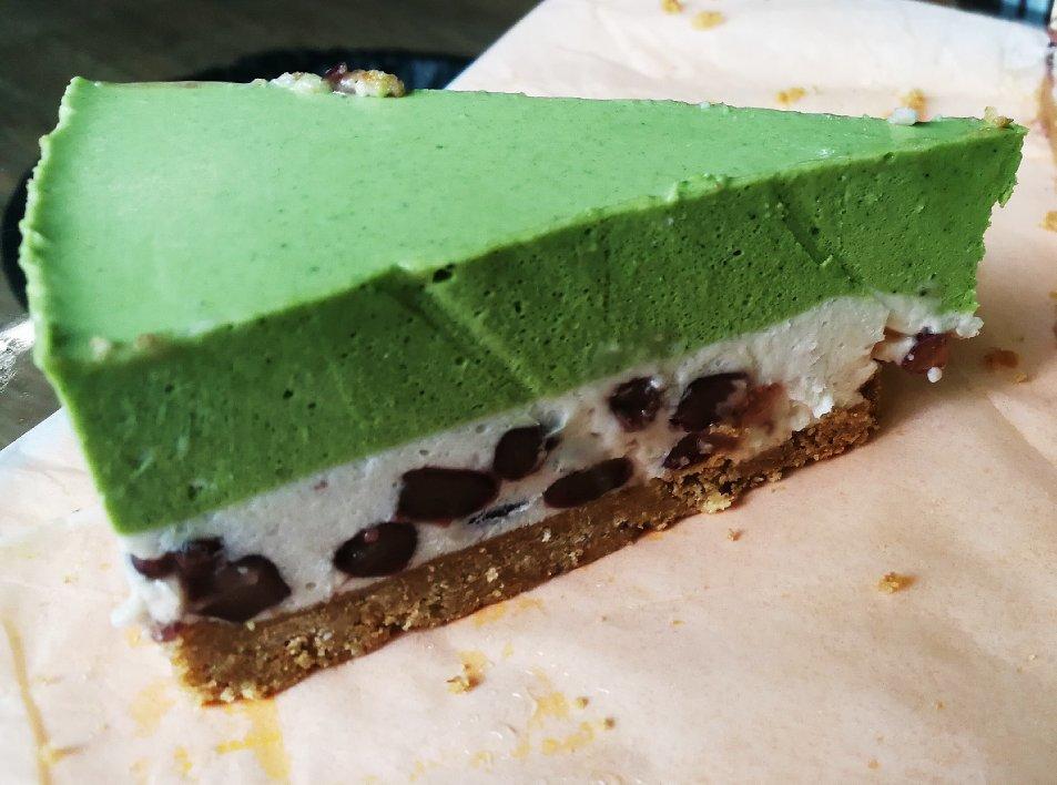 抹茶红豆冻芝士