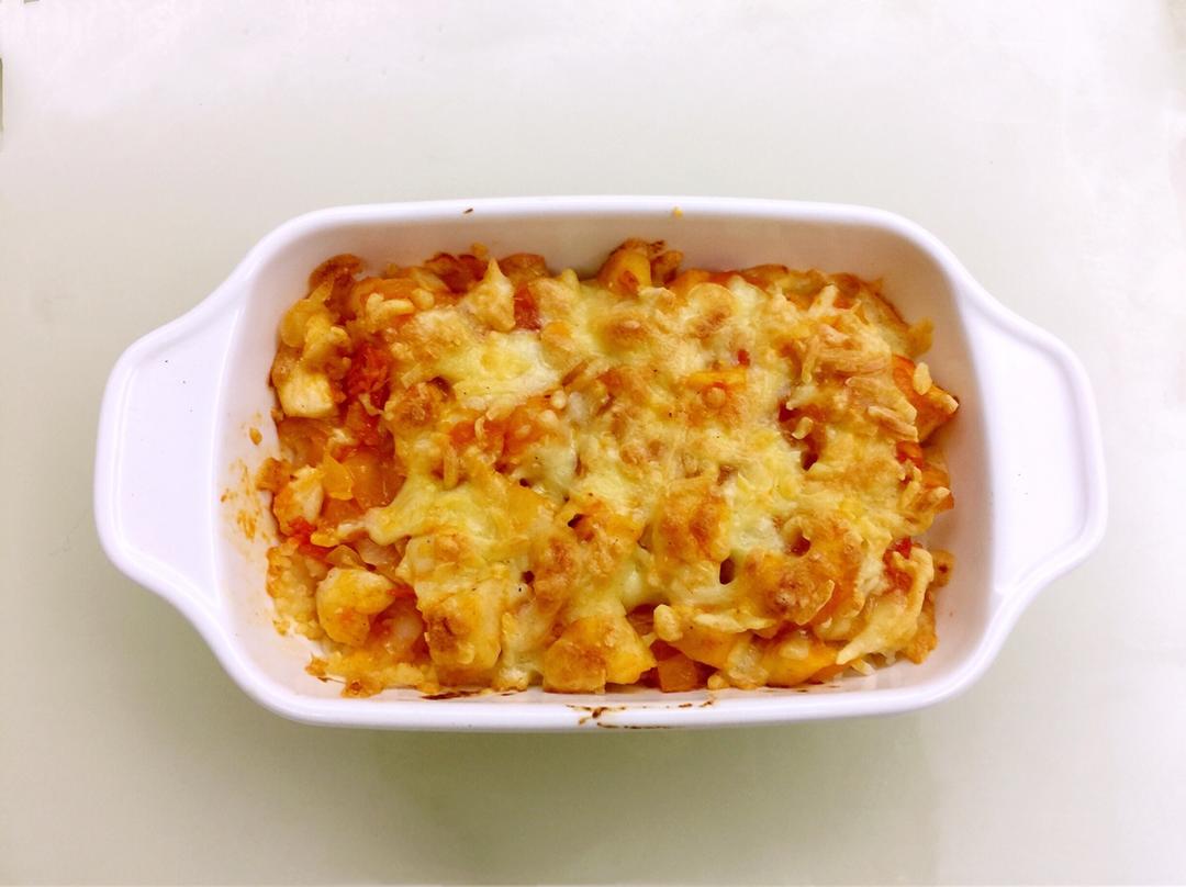 番茄鸡肉浓情焗饭【两人份】