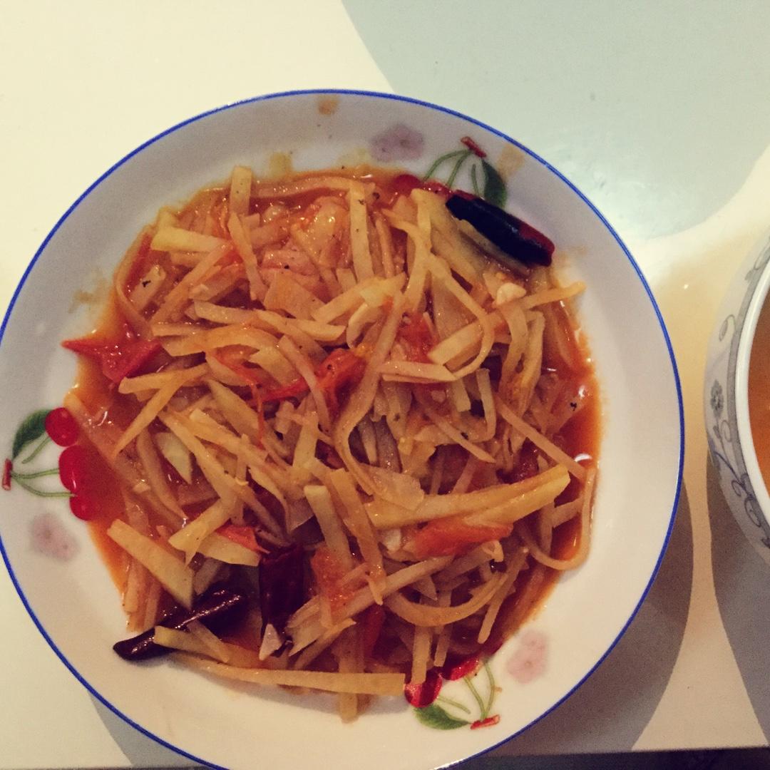 西红柿土豆丝