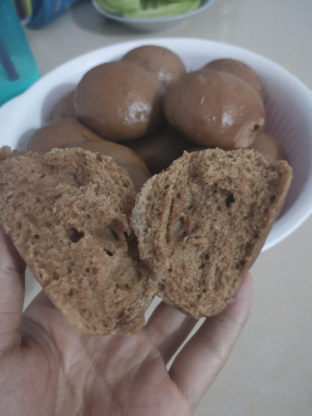 有着面包口感的红糖馒头（一次发酵）