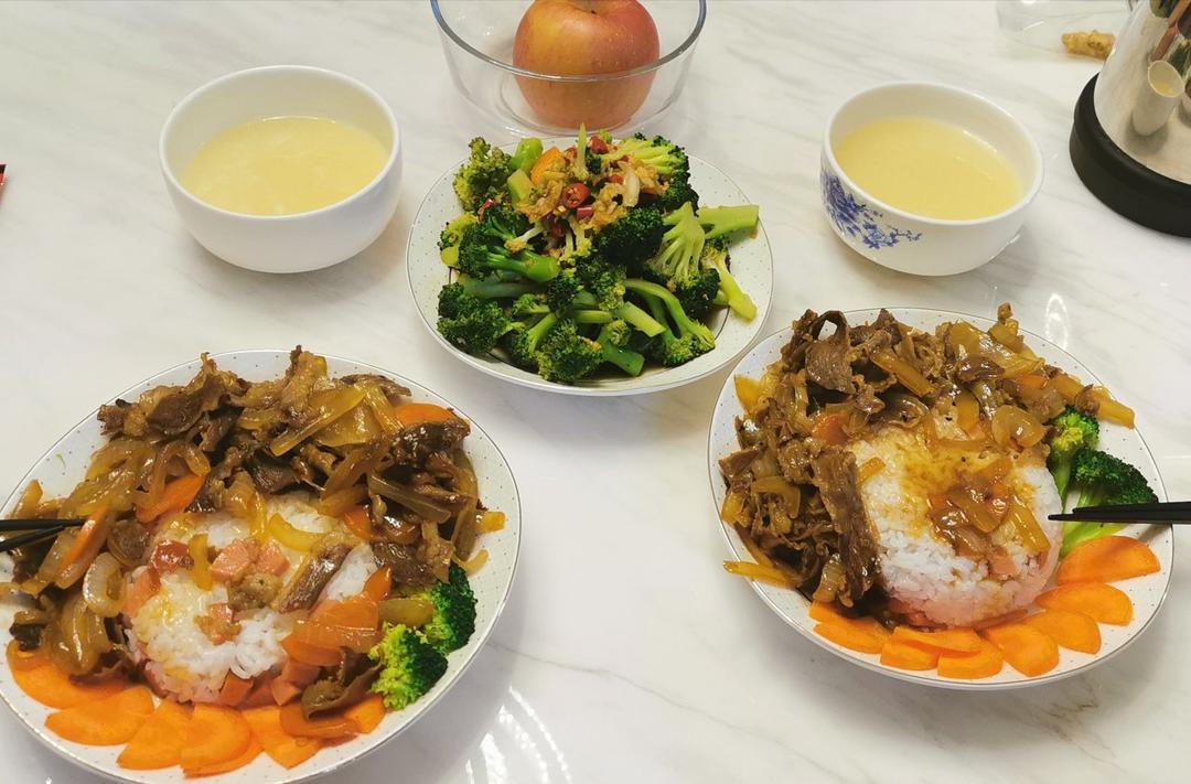 照烧肥牛饭～
